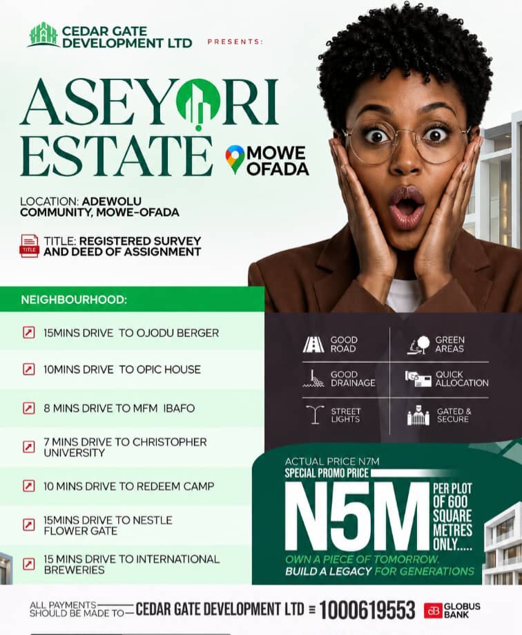 Aseyori Estate in Ogun