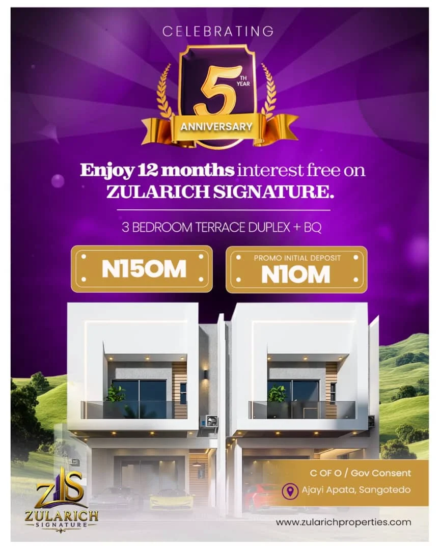 ZULARICH SIGNATURE RESIDENCES in Lagos