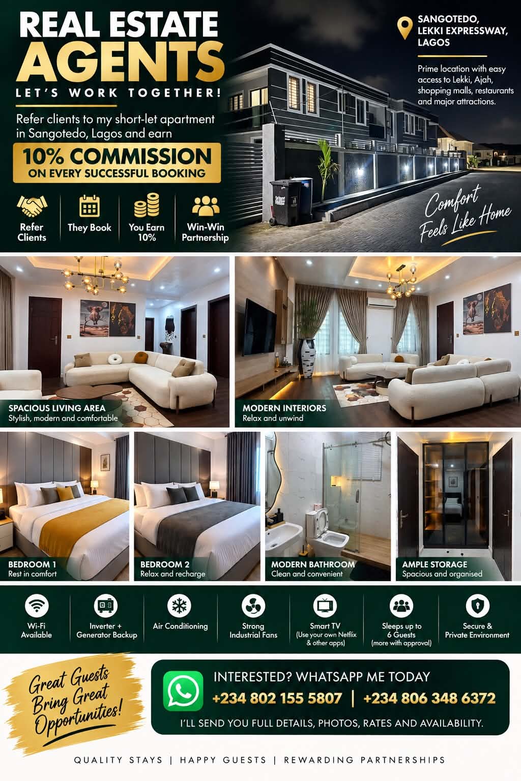 ember suites- 3 bedroom Luxury apartment in Lagos