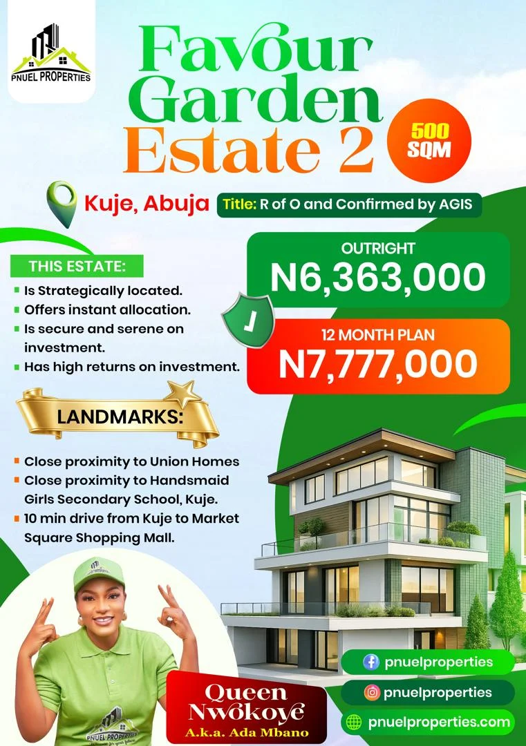 FAVOUR GARDEN ESTATE 2 in FCT